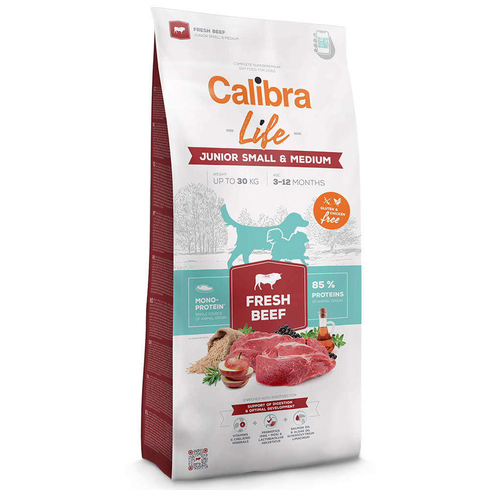 Calibra Life Junior S&M Breed Fresh Beef