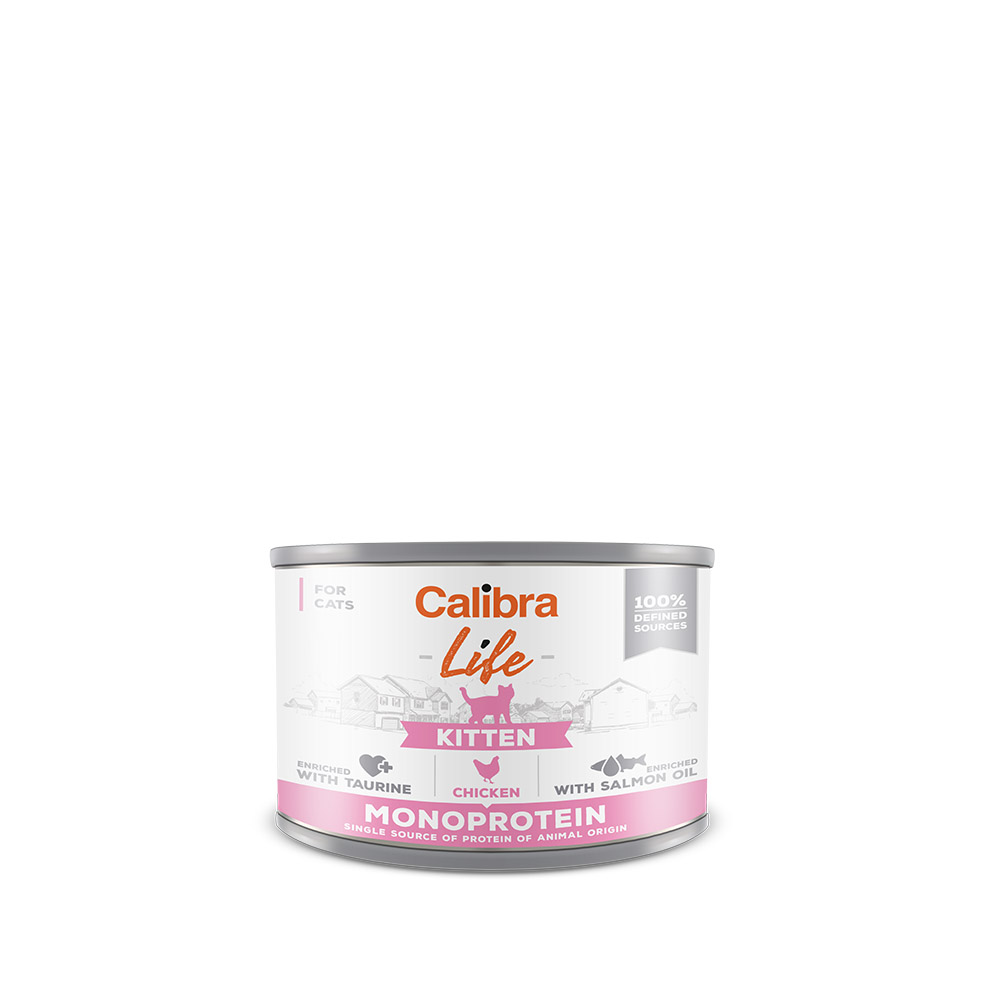 Calibra Cat Life Kitten Chicken (blik)