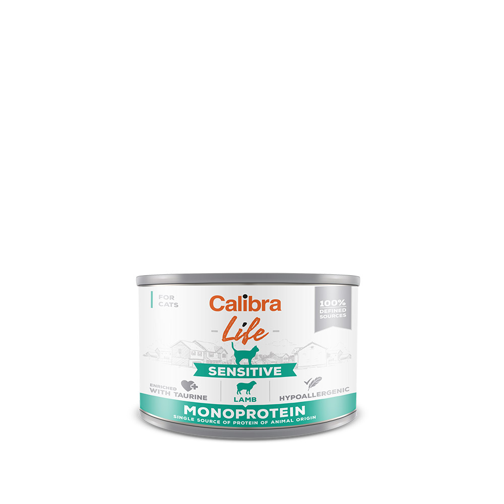 Calibra Cat Life Sensitive Lamb (blik)