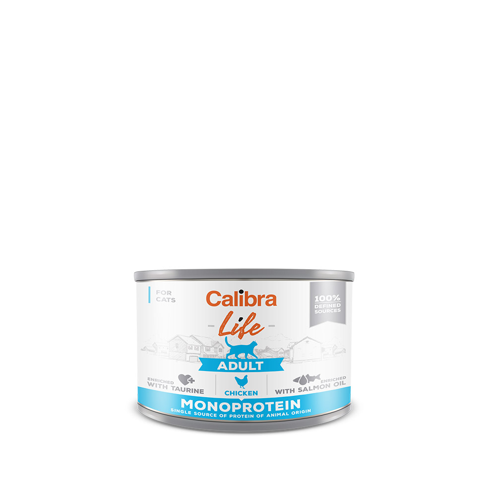 Calibra Cat Life Adult Chicken (blik)