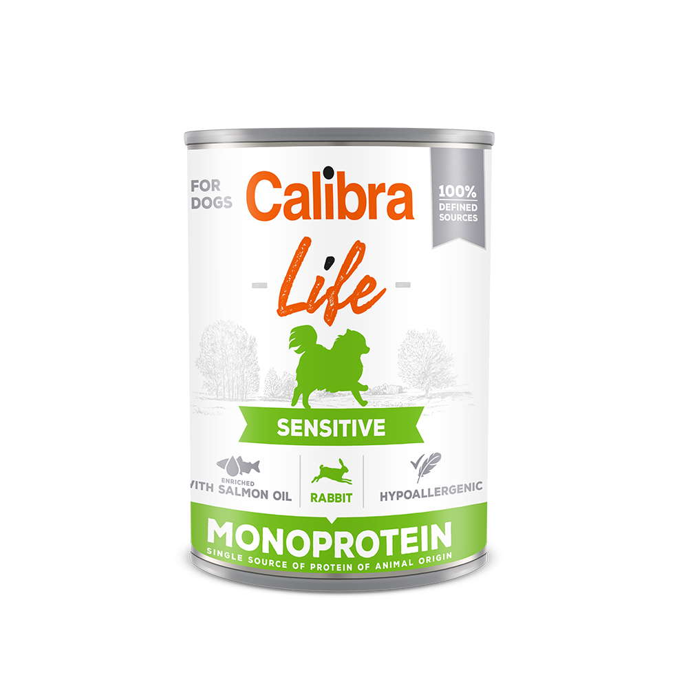 Calibra Dog Life Sensitive Rabbit (blik)