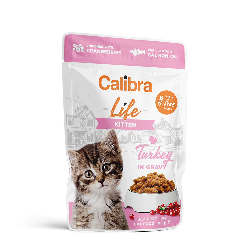 Calibra Cat Life Kitten Turkey