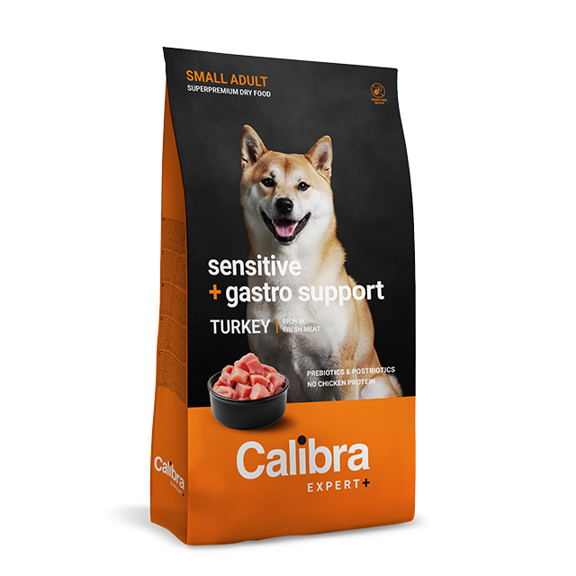 Calibra Expert+ Sensitive & Gastro Support Small Adult Turkey