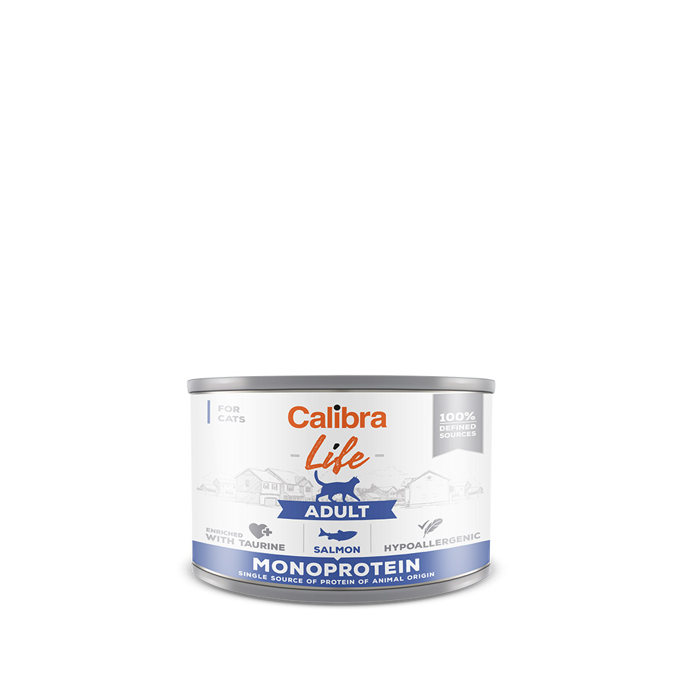 Calibra Cat Life Adult Salmon (blik)